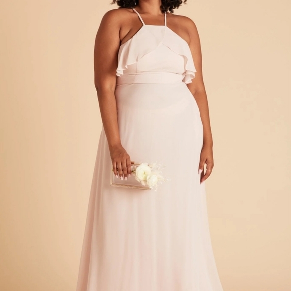 Birdy Grey pink formal maxi dress sz Medium - Picture 8 of 13